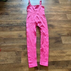 Amazon Bright Pink Sleeveless Jumpsuit